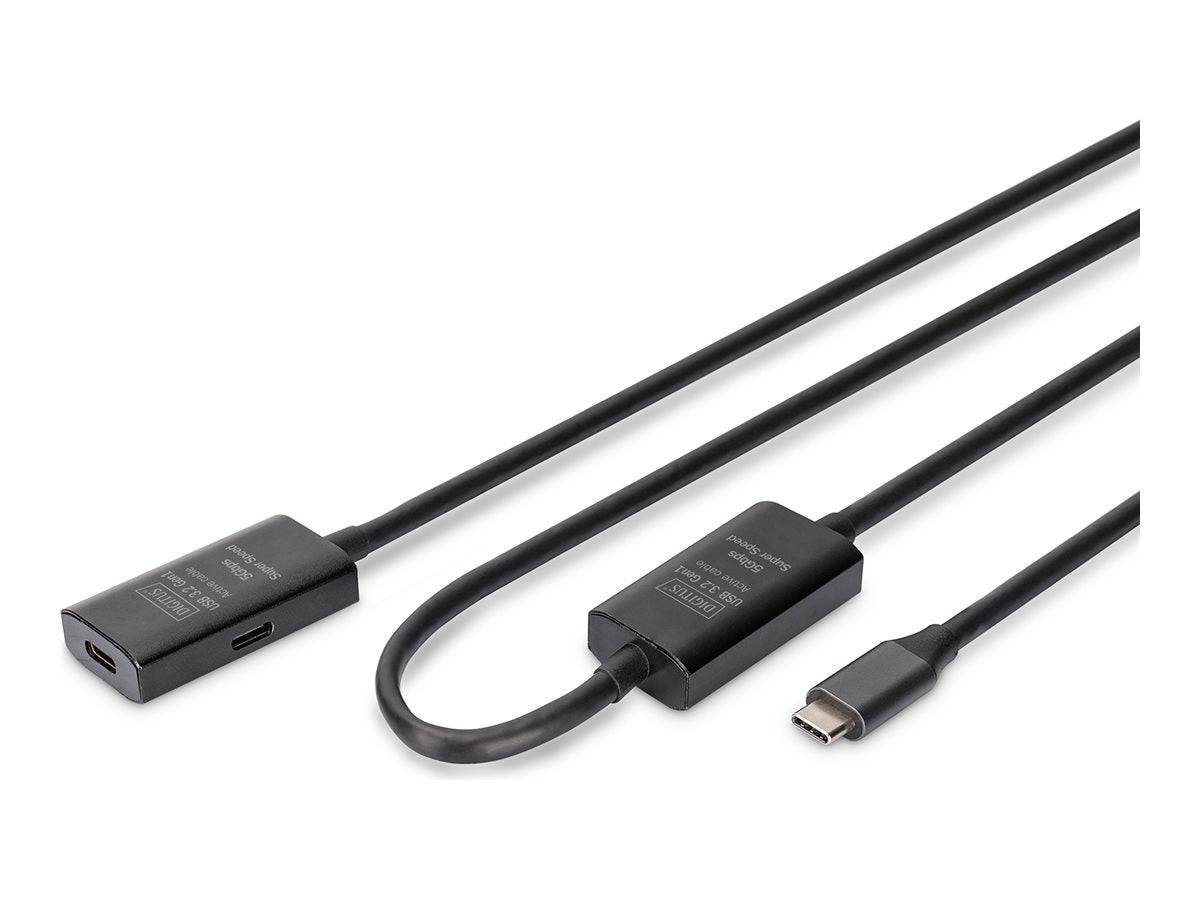 DIGITUS - Aktives USB 3.2 Gen1 5G Verlängerungskabel, USB-C - USB-C, 10m-1