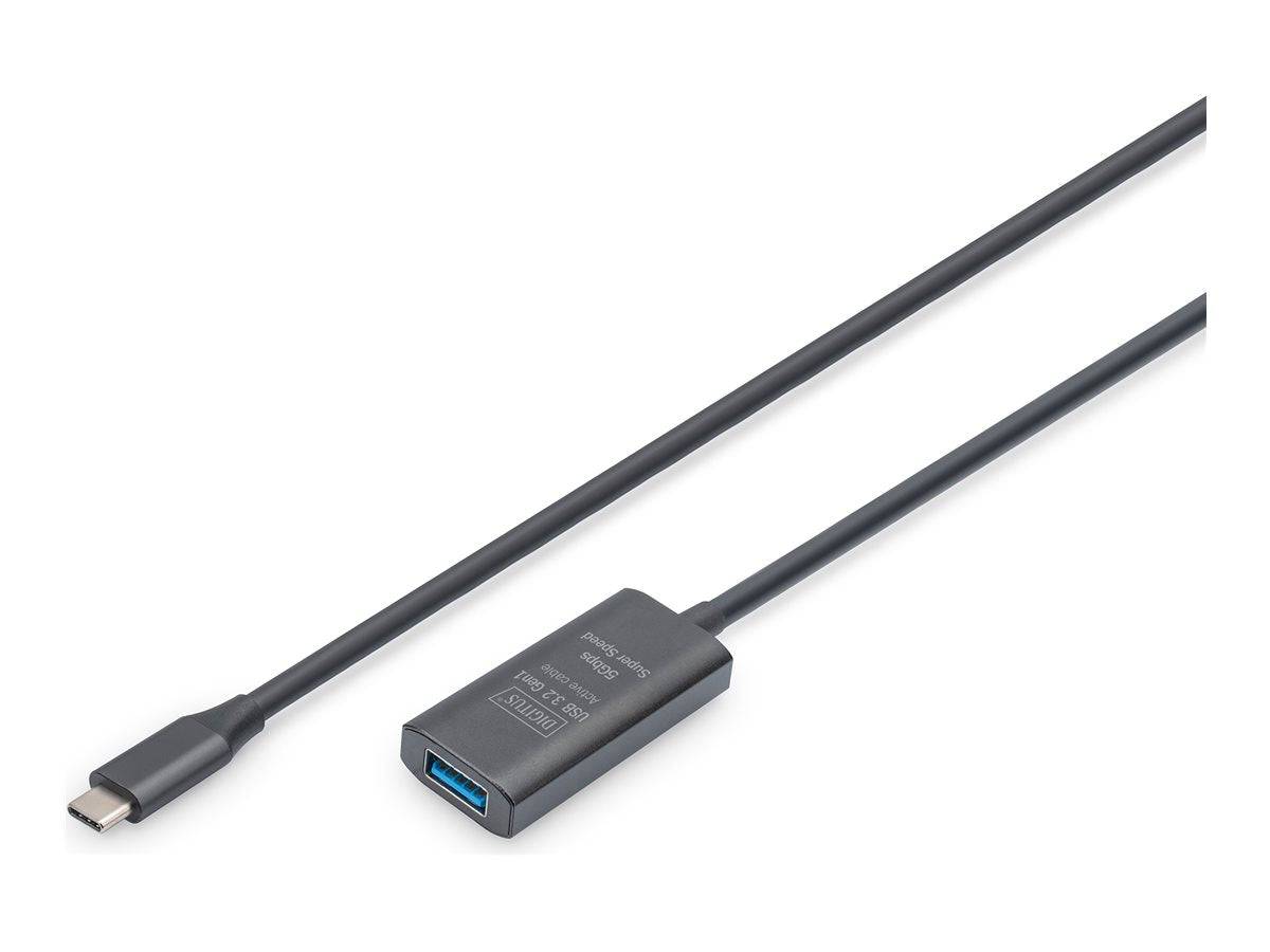 DIGITUS - Aktives USB 3.2 Gen1 5G Verlängerungskabel, USB-C - USB-A, 5m-1