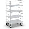 ESD-Etagenwagen mit 2 Seitenwänden Ladeflächen-LxB 975 x 620 mm 4 Etagen. TAKKT Industrial & Packaging GmbH