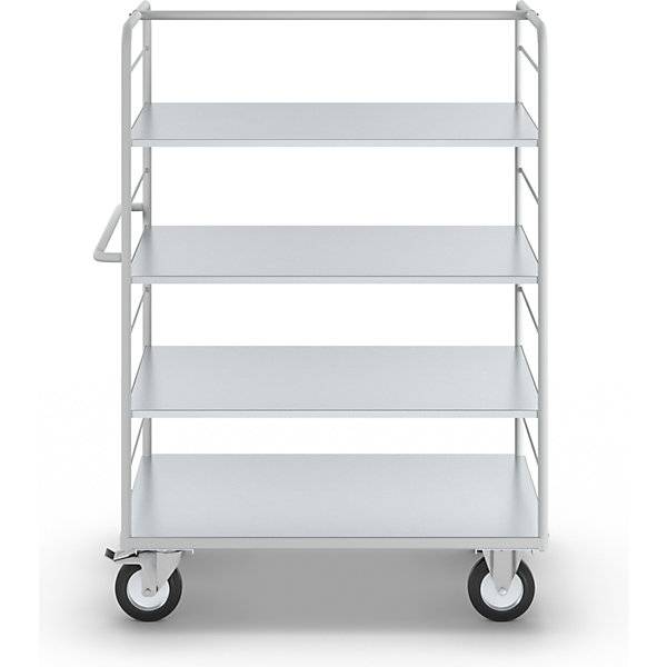 ESD-Etagenwagen mit 2 Seitenwänden Ladeflächen-LxB 1175 x 720 mm 4 Etagen. TAKKT Industrial & Packaging GmbH-1