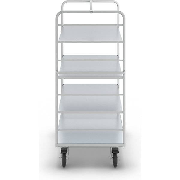 ESD-Etagenwagen mit 2 Seitenwänden Ladeflächen-LxB 1175 x 720 mm 4 Etagen. TAKKT Industrial & Packaging GmbH-4