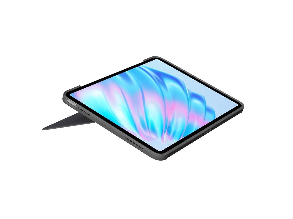 Logitech Combo Touch - Tastatur und Foliohülle - mit Trackpad - hintergrundbeleuchtet - Apple Smart connector - AZERTY-1