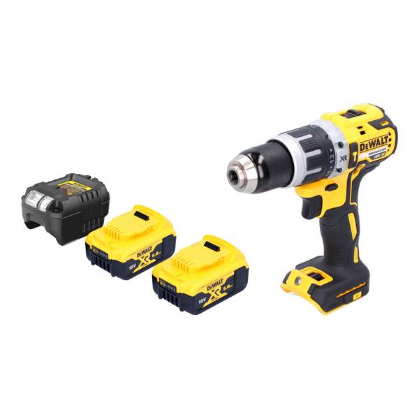DeWalt DCD 796 P2 Akku Schlagbohrschrauber 18 V 70 Nm Brushless + 2x Akku 5,0 Ah + Ladegerät