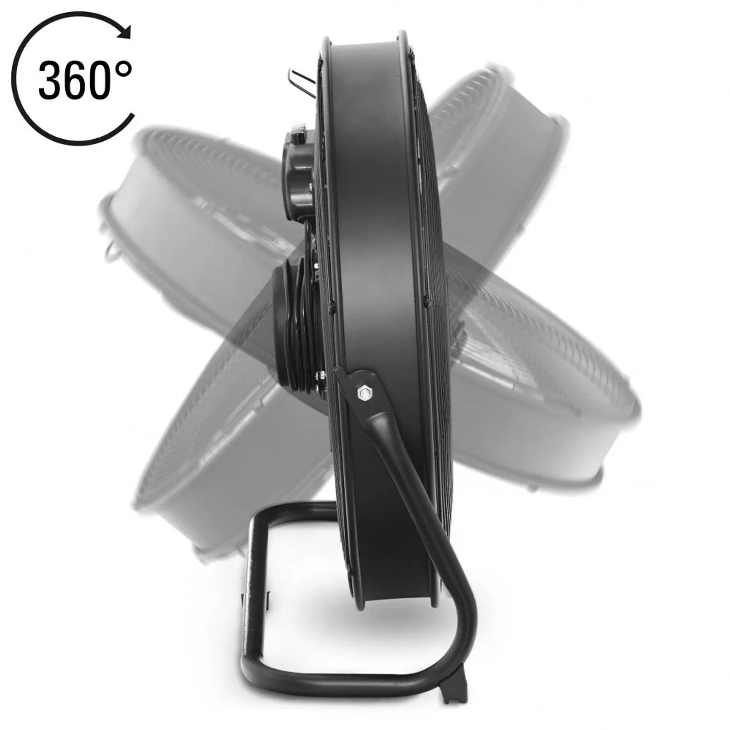 Bodenventilator TVM 20 D, 120W, Ø 50cm, Metallgehäuse, 6.562 m³/h, Schwarz-2