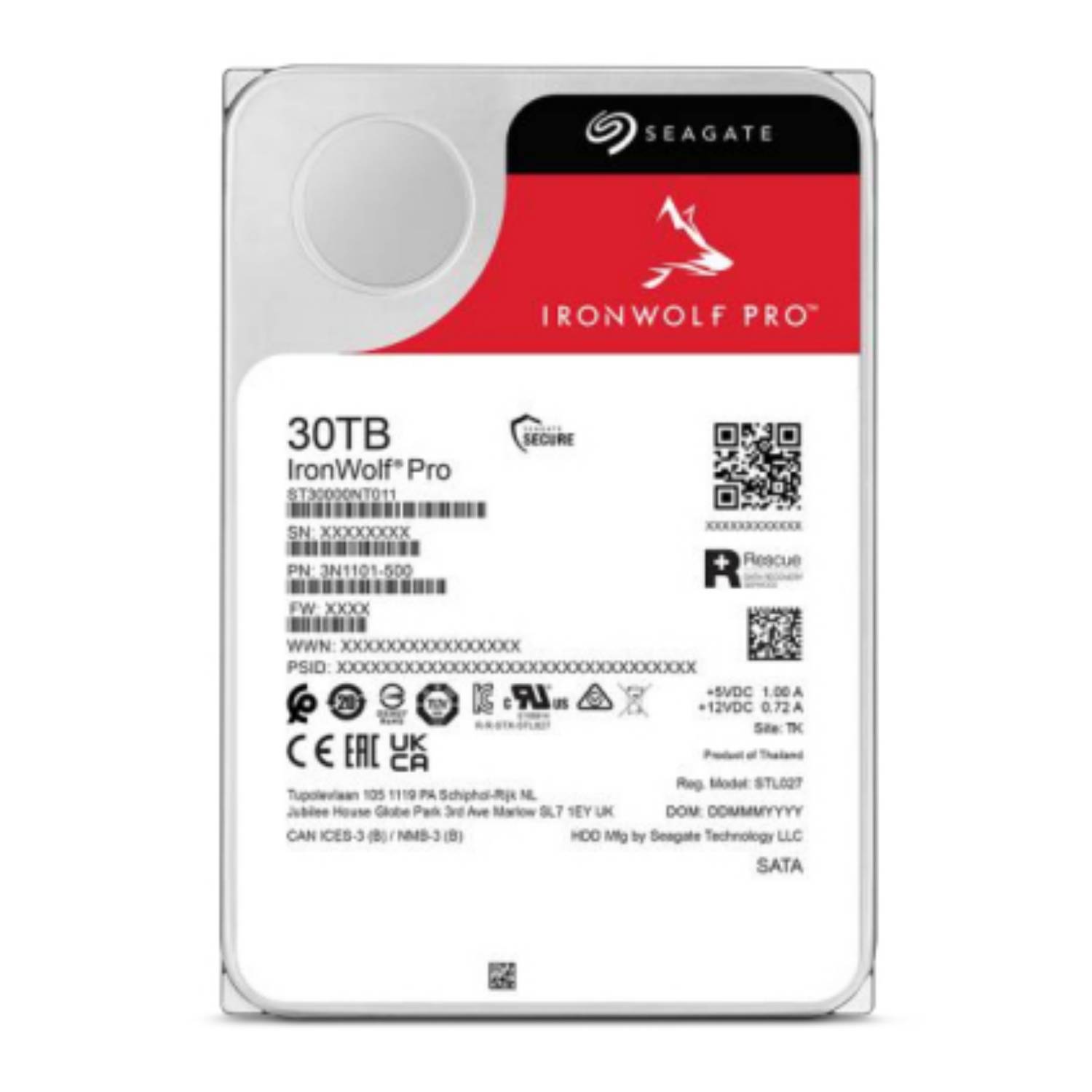 Seagate IronWolf Pro ST30000NT011 - Festplatte - 30 TB - intern - 3.5" (8.9 cm)-1