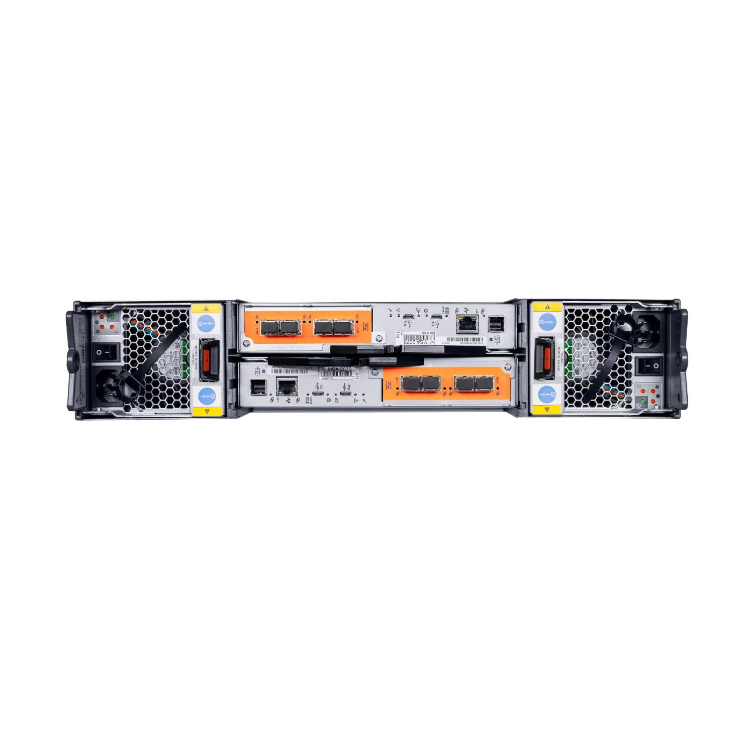 HPE Modular Smart Array 2070 SFF 2x32Gb FC 4-port Controller Storage Array - Solid-State-/Festplattenarray - 0 TB - 24 S-0