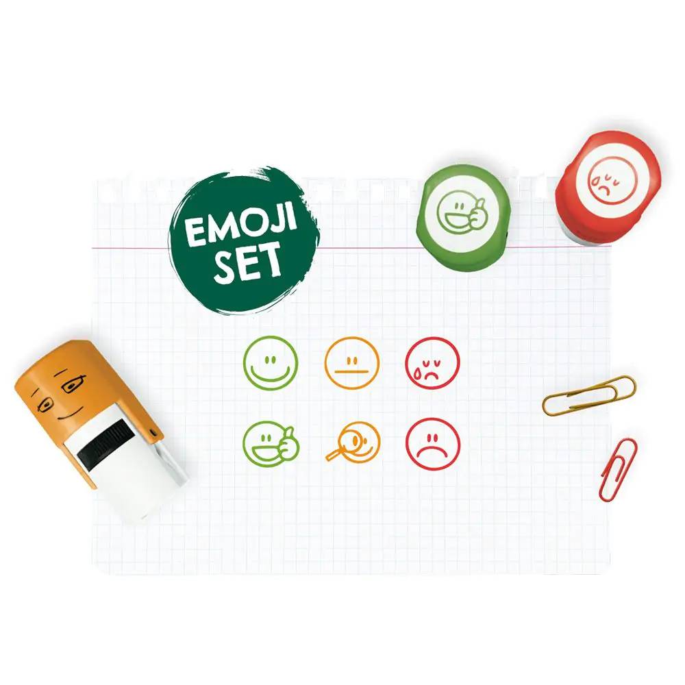 COLOP - little NIO Stempel- Set""Emojis"" retail-1