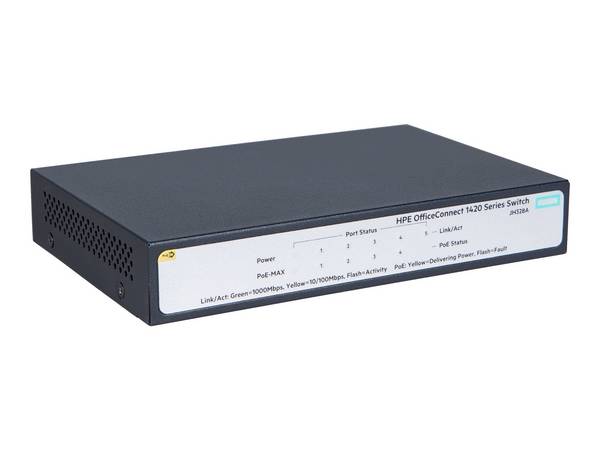HPE - Aruba JH328A Switch - 5 Anschlüsse - unmanaged Netzwerkgerät