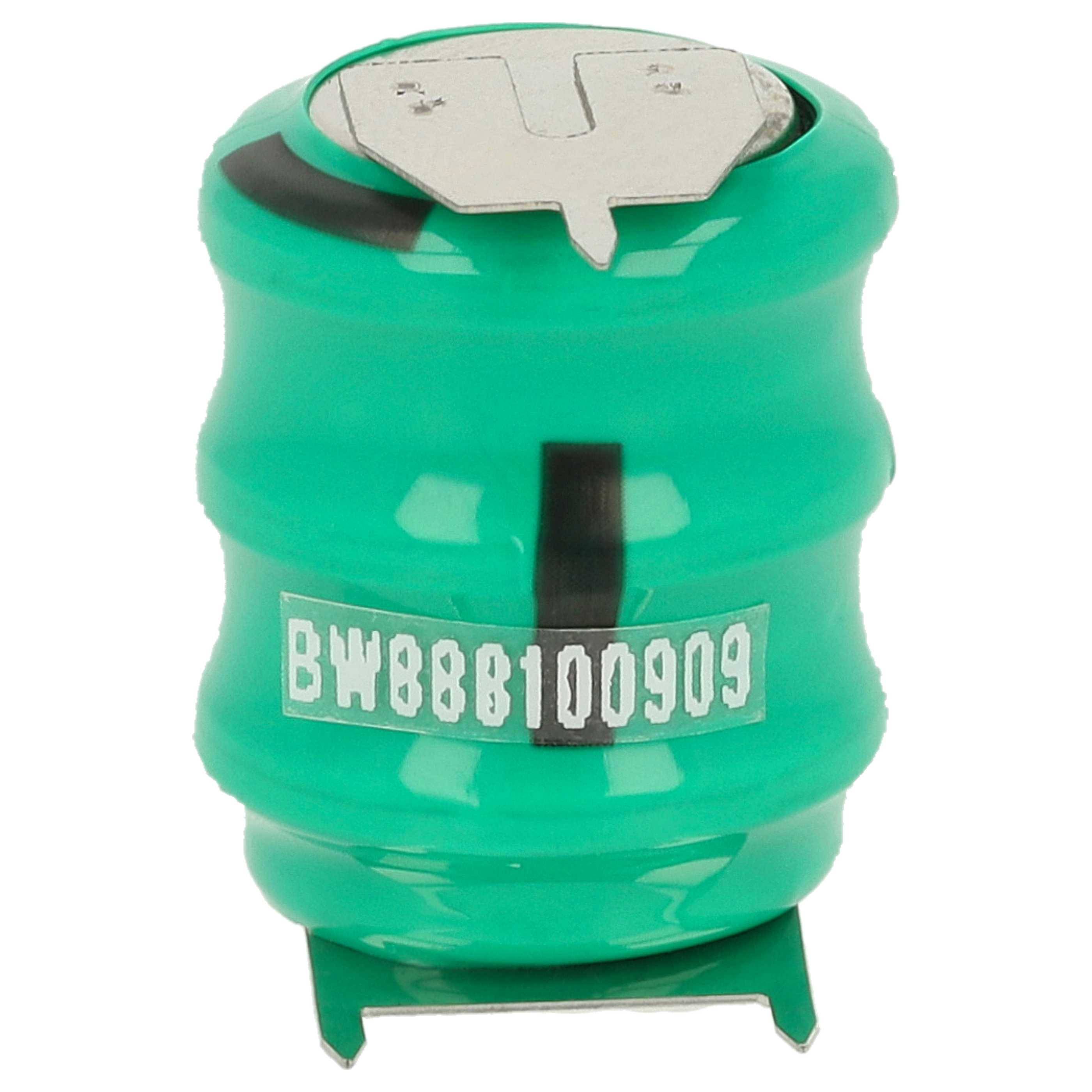 vhbw 5x NiMH Ersatz Knopfzellen-Akku Typ V80H 3-Pins 80mAh 3,6V | kompatibel mit Modellbau-Akkus, Solar-Leuchten uvm.-2