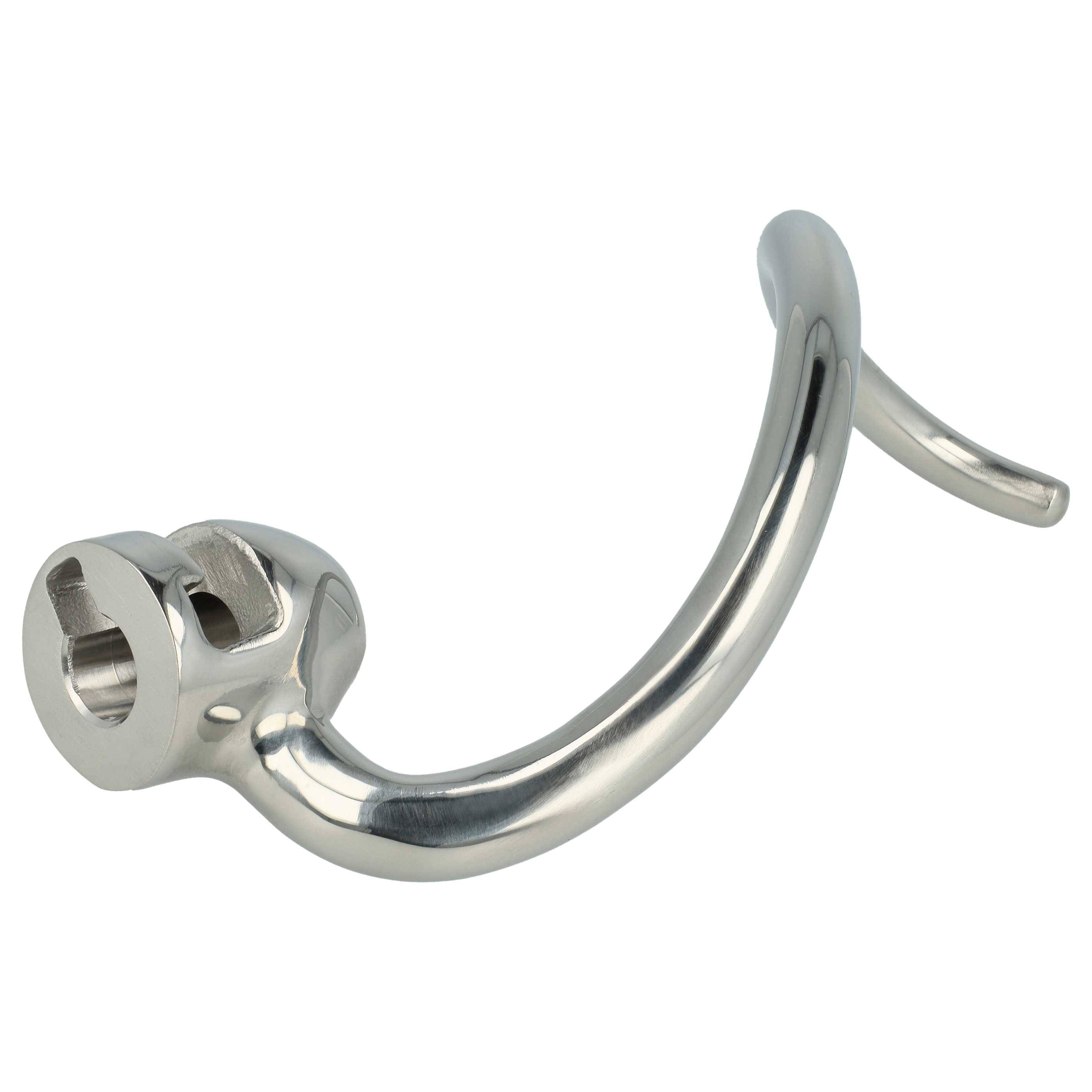 vhbw Knethaken kompatibel mit KitchenAid KSM150 | KSM150A, KSM12, KSM110 Küchenmaschine - Rührhaken, 18 x 6 cm-1