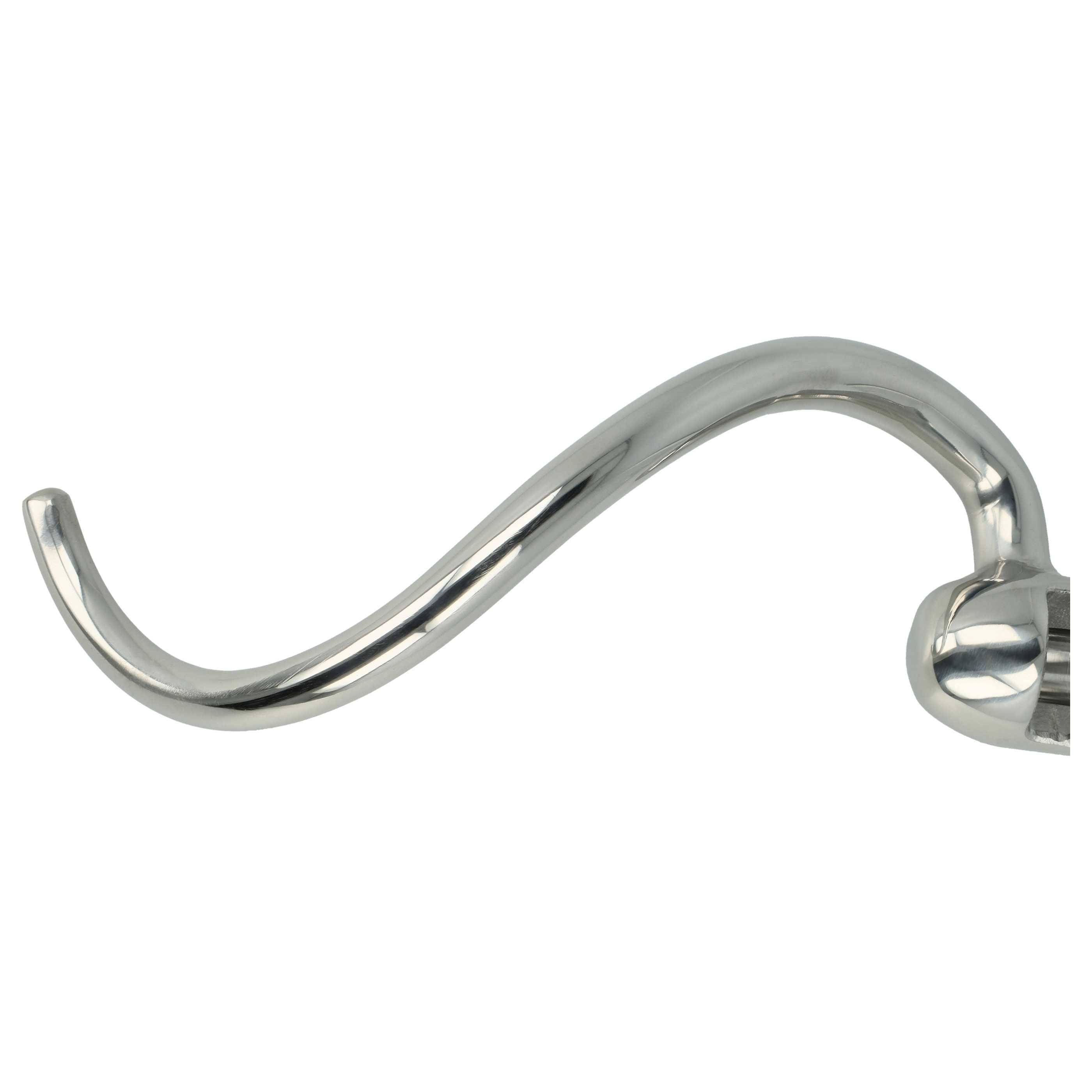 vhbw Knethaken kompatibel mit KitchenAid KSM150 | KSM150A, KSM12, KSM110 Küchenmaschine - Rührhaken, 18 x 6 cm-3