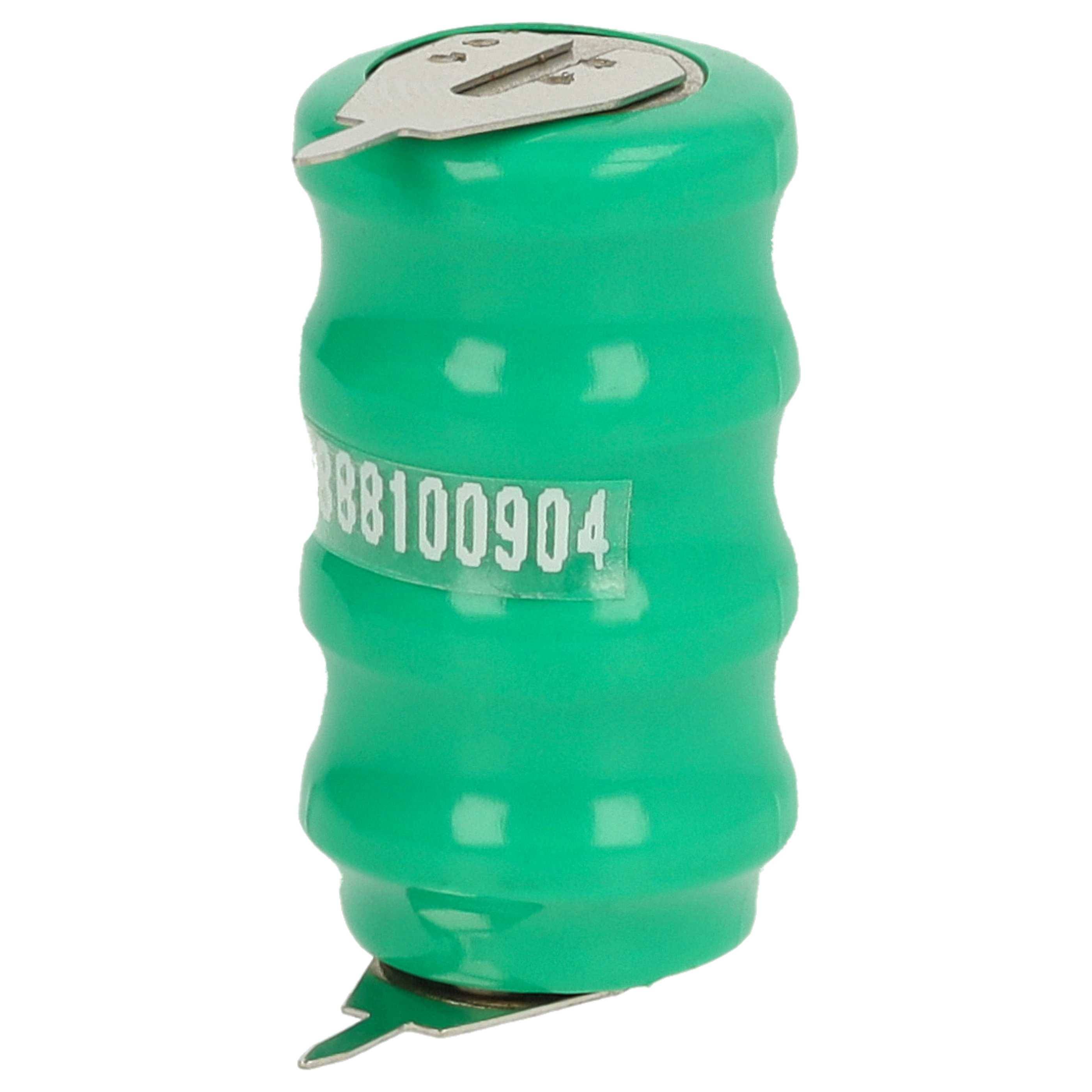 vhbw 5x NiMH Ersatz Knopfzellen-Akku Typ V40H 2-Pins 40mAh 4,8V | kompatibel mit Modellbau-Akkus, Solar-Leuchten uvm.-1