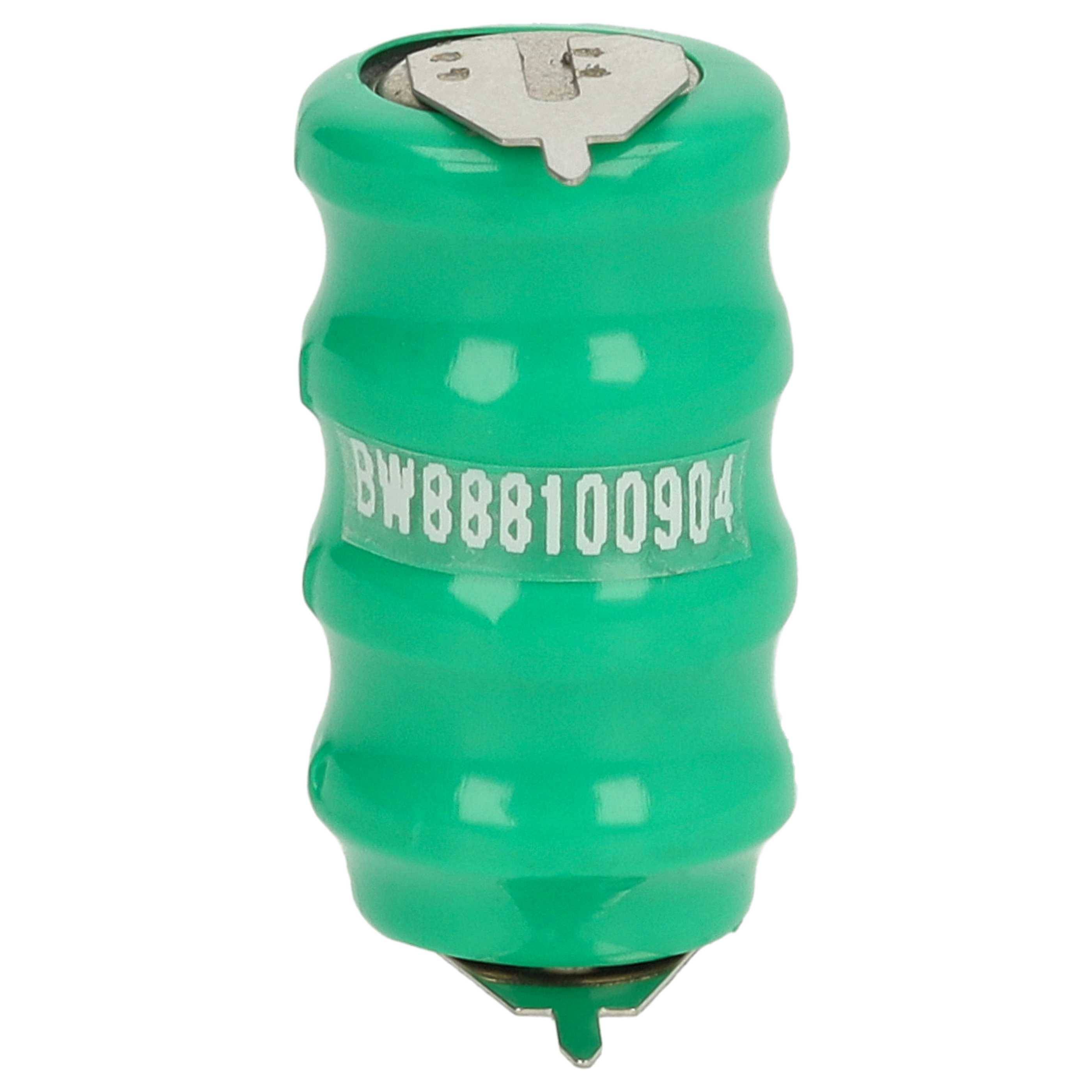 vhbw 5x NiMH Ersatz Knopfzellen-Akku Typ V40H 2-Pins 40mAh 4,8V | kompatibel mit Modellbau-Akkus, Solar-Leuchten uvm.-2