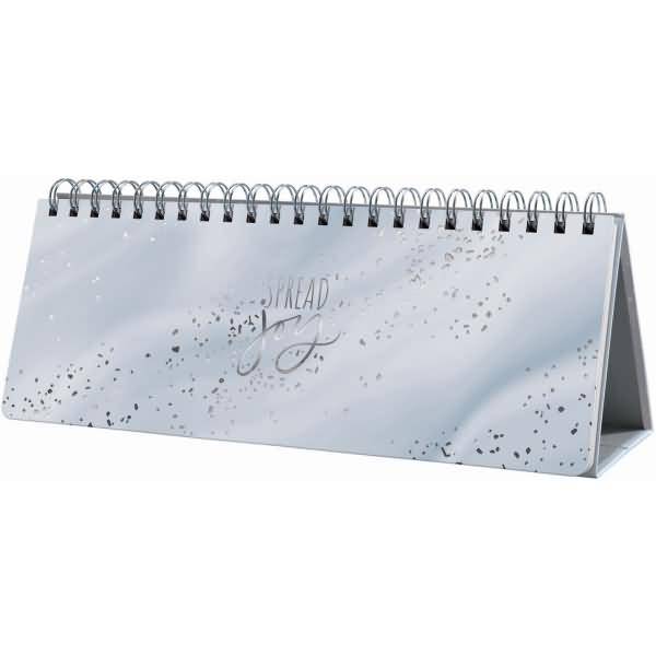 Wochenplaner Jolie (EN) undatiert Glittery Joy 1/2A4quer 124 Seiten100g-0
