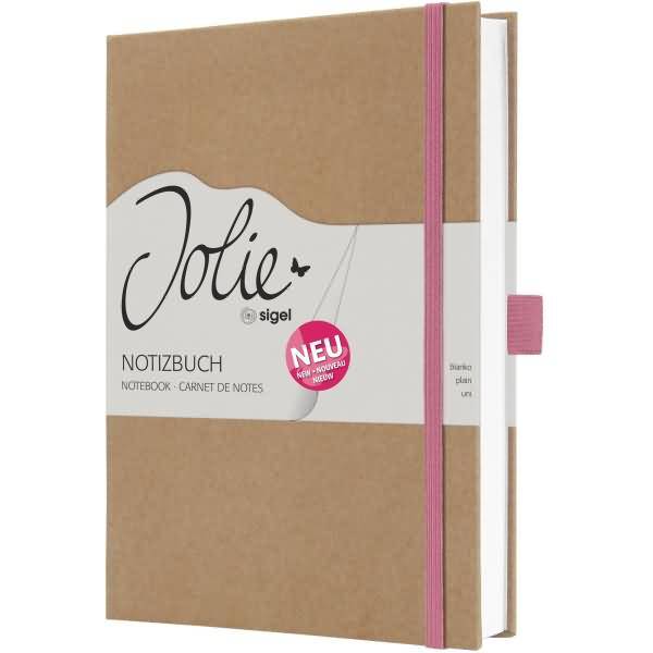 SIGEL Notizbuch Jolie Pure "Pink", DIN A5, blanko