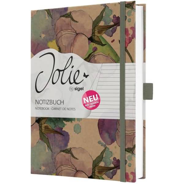 sigel Notizbuch Jolie Pure "Cottonflowers", DIN A5, liniert-0