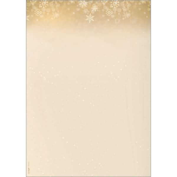 Weihnachtspapier A4 90g 25 Blatt Golden Christmas Night-0