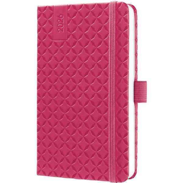 Wochenkalender Jolie ca. A6 Hardcover fuchsia pink 2026-1