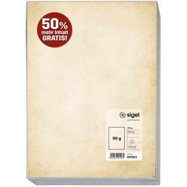 Motiv-Papier A4 90g Vintage 50+25 Blatt gratis-0