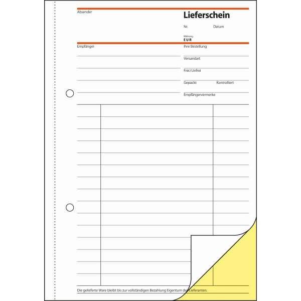 SIGEL - AKTION 2 Lieferschein mit Empfangsschein Formularbücher+ GRATIS 1 - A5-1