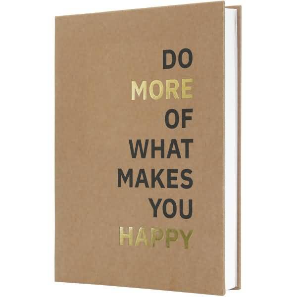 Notizbuch Jolie Hardcover ca. A5 Pure Happiness 192 Seiten liniert 100g
