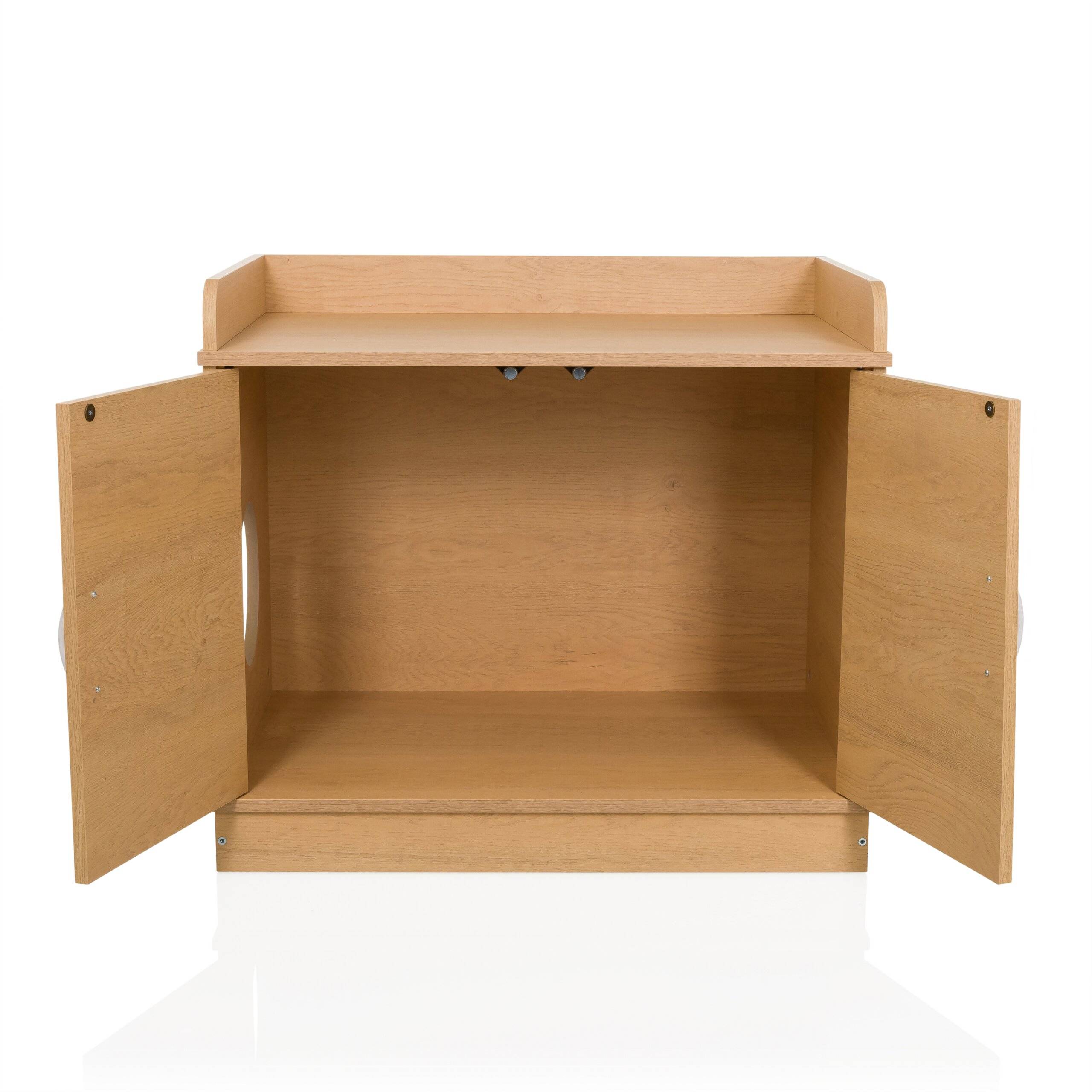 Katzenhaus Kommode KITTYHOME 2 75x53x66,5 cm buche hjh LIVING-3
