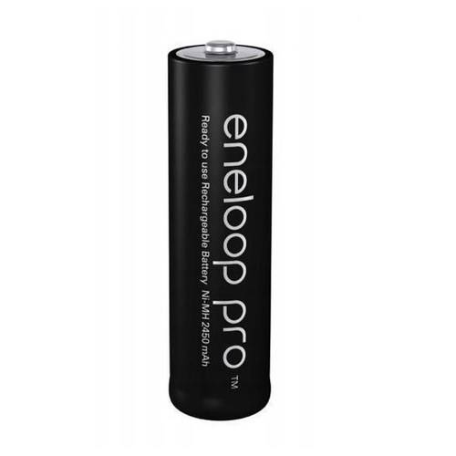 4x eneloop pro AA Mignon Akku BK-3HCDEC4BE Ni-MH 1,2V / 2500mAh ink. Akkubox-2