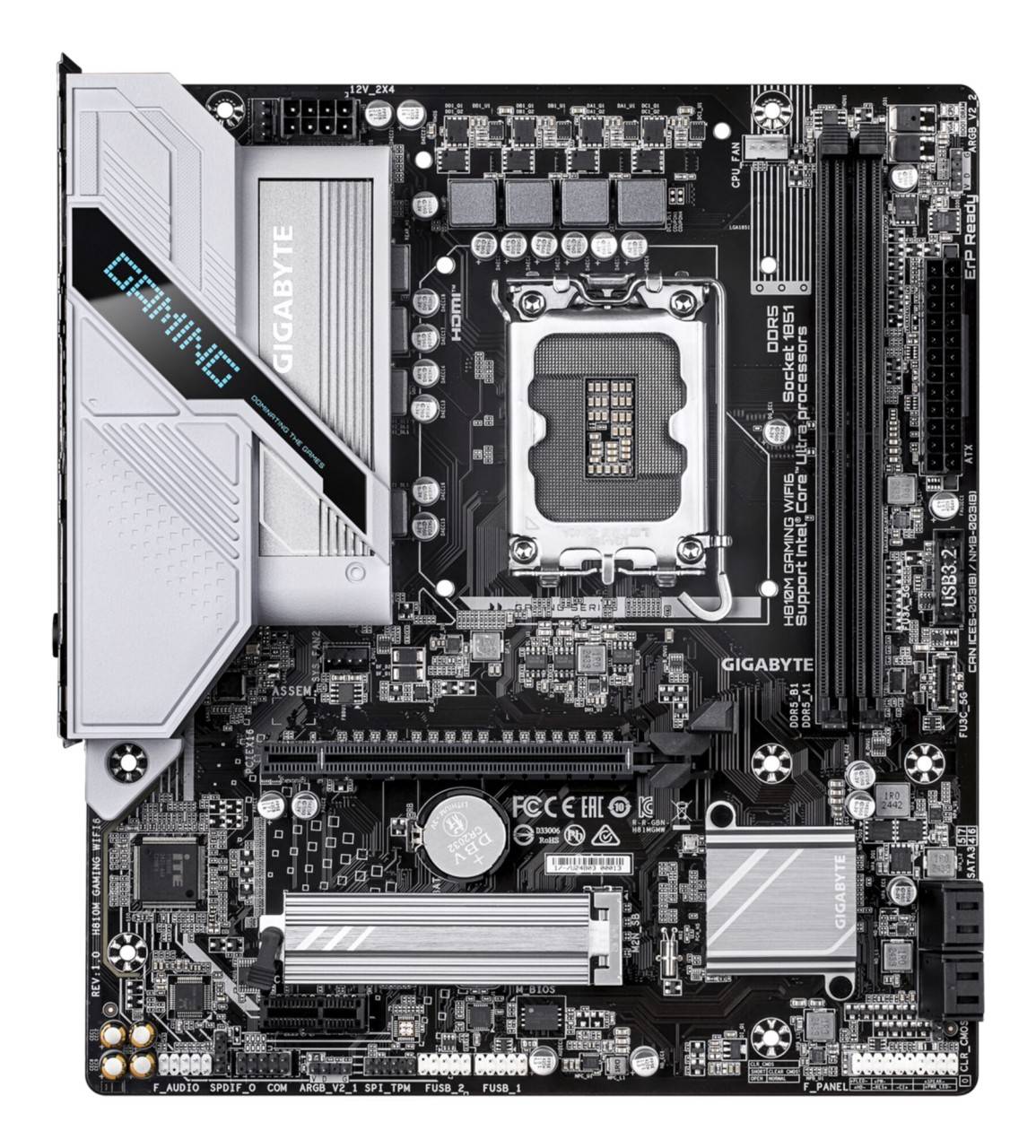 Gigabyte H810M Gaming WIFI6 (H810,S1851,mATX,DDR5)-1