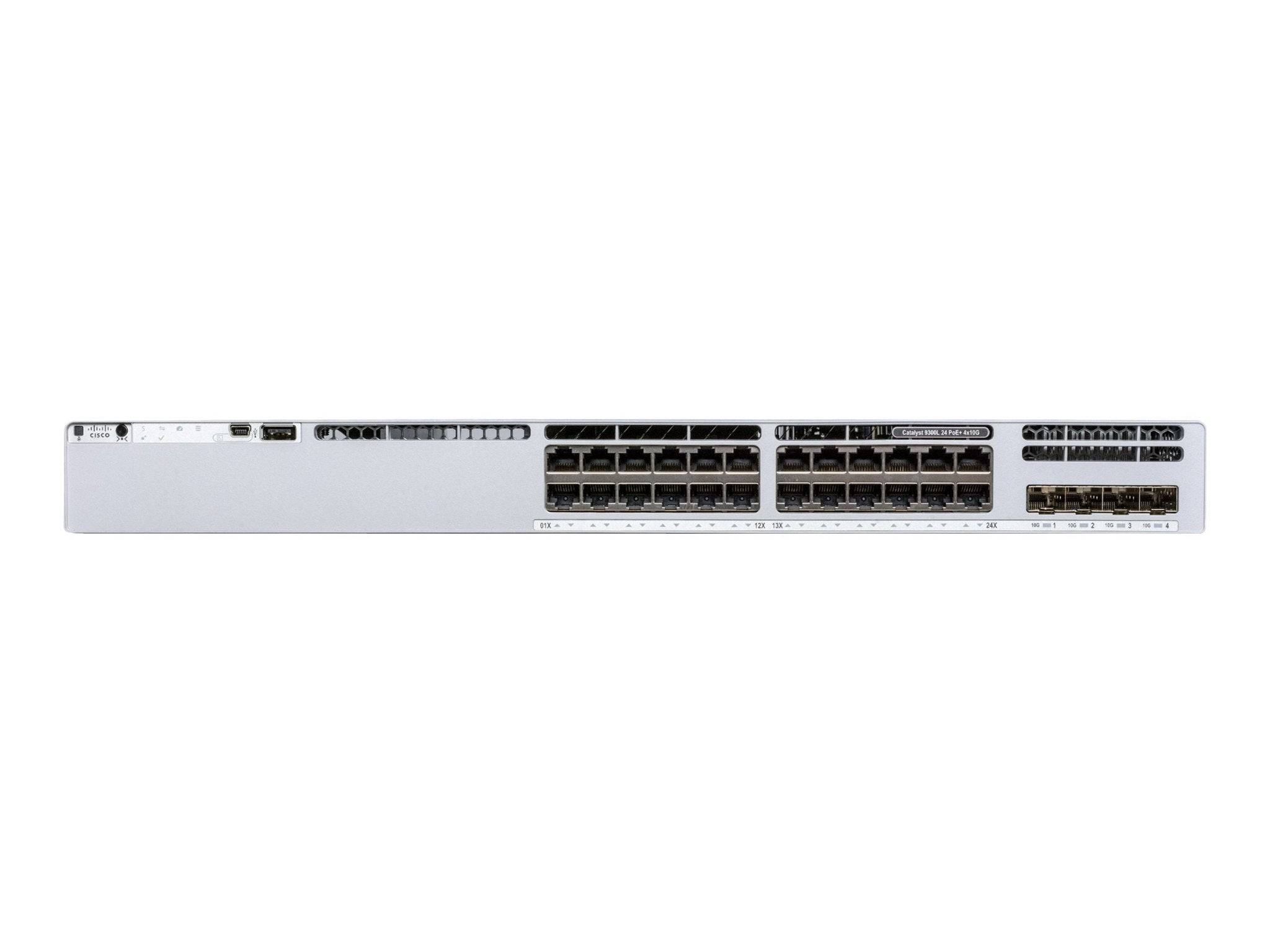 C9300L-24UXG-4X-A - Cisco Catalyst 9300L Switch, L3, 24 x 10/100/1000 (UPOE)-4