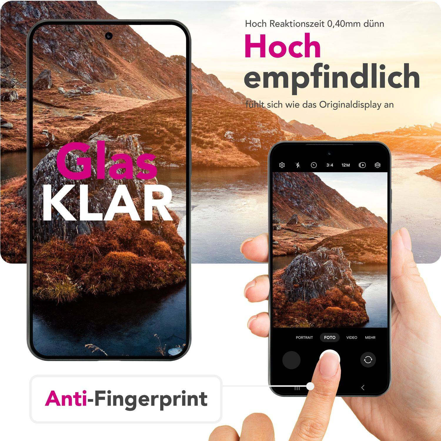 NALIA Schutzglas „ArmorGlassX“ für Samsung Galaxy S25 Edge – 2x Display Glas Hochtransparent Oleophob Kratzfest-4