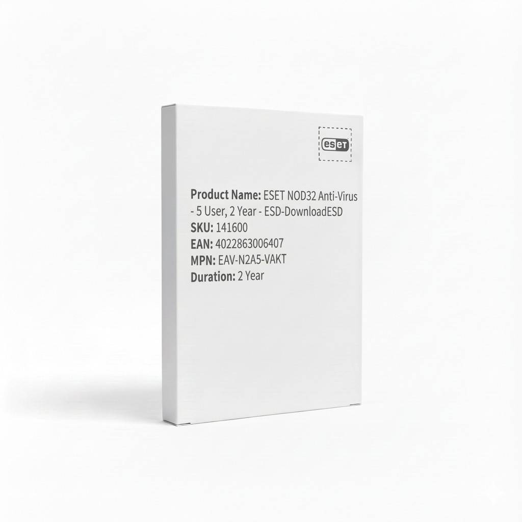 ESET NOD32 Anti-Virus - 5 User, 2 Year - ESD-Download Software ESD-Lizenzen-0