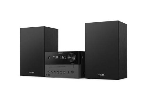 Philips TAM3505/12, Heim-Audio-Mikrosystem, Schwarz, Grau, 18 W, 7,62 cm, DAB,DAB+,FM, Analog & Digital-1