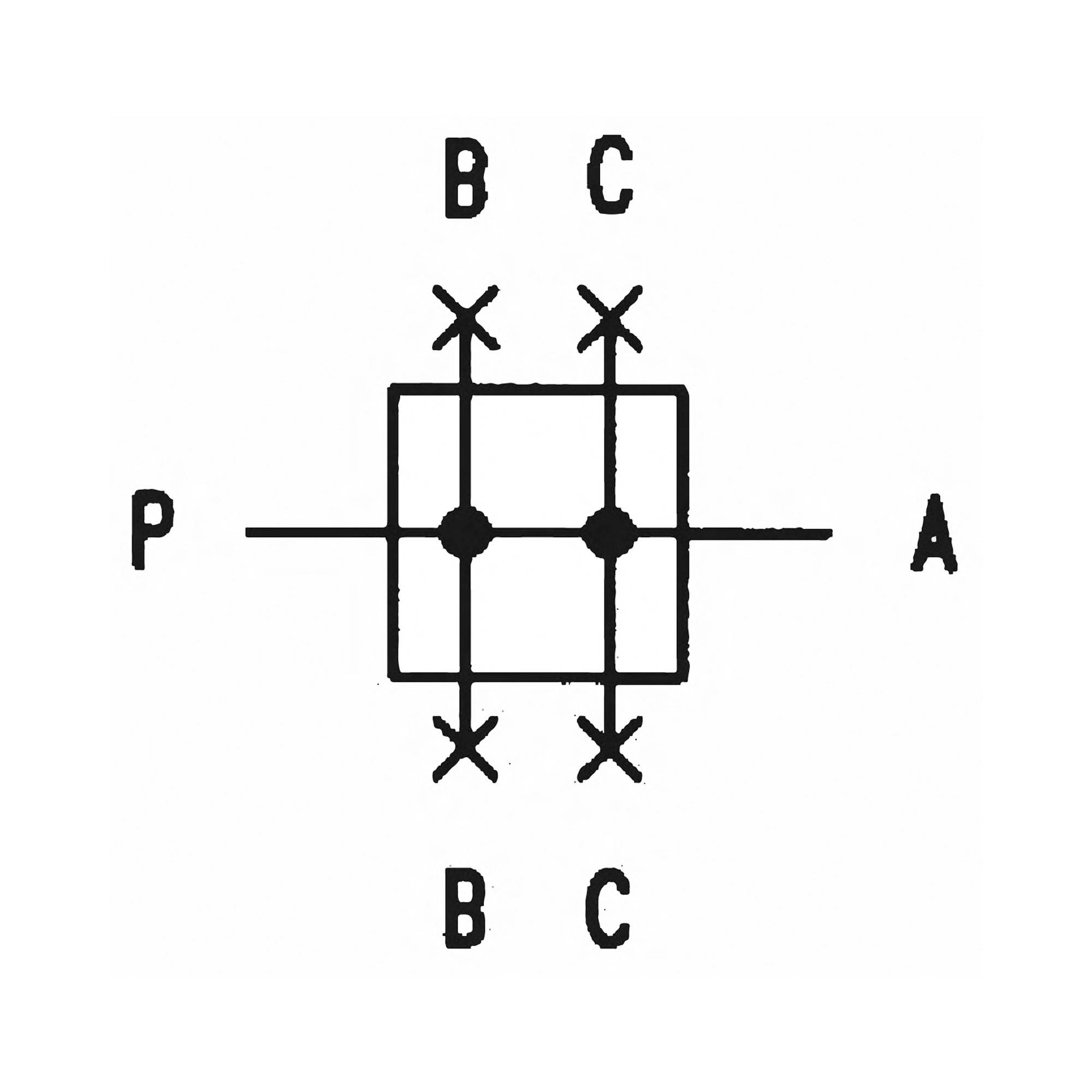 Symbolbild für RIEGLER Verteiler »multifix«, schmale Ausführung, BG 1, G 1/4, mit 4 Abgängen: 3 x G 1/4 und 1 x G 1/8, Eingangsdruck ma