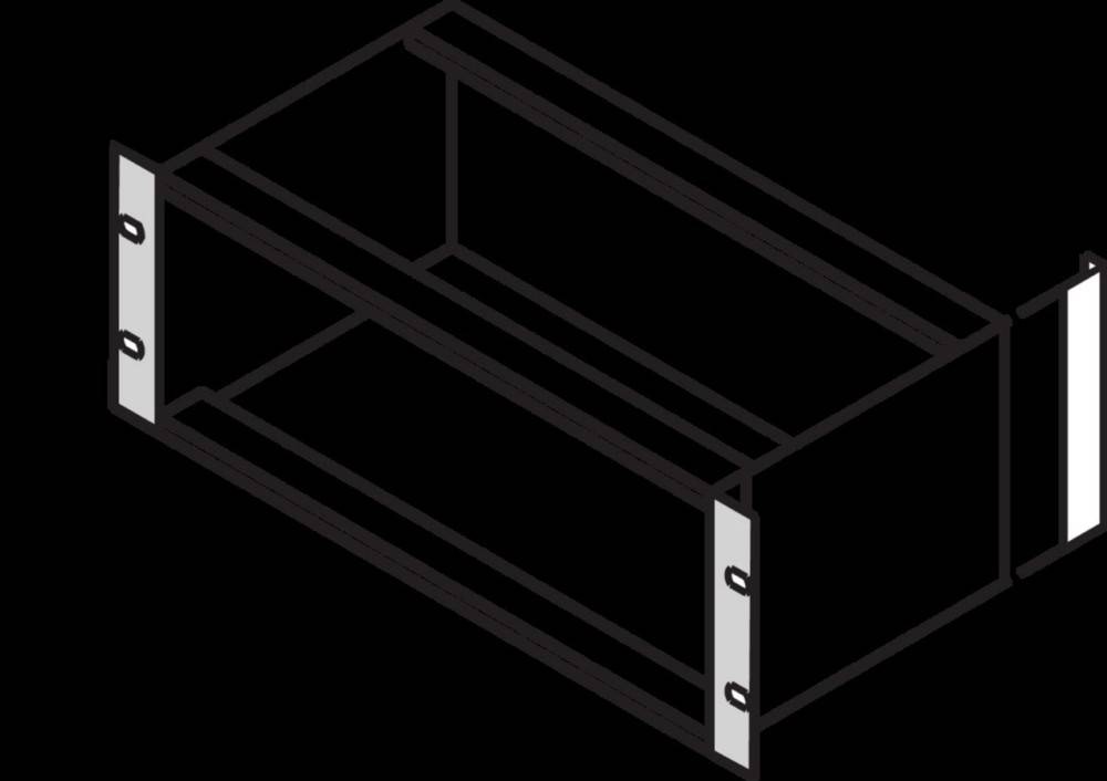 Schroff 19" Winkel 24560298 (VE2)
