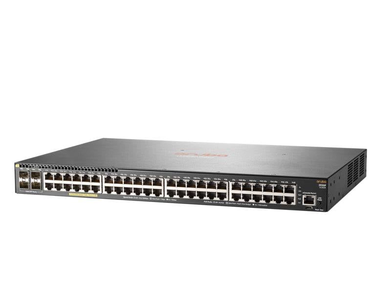 HPE 2930F 48G PoE+ 4SFP - Managed - L3 - Gigabit Ethernet (10/100/1000) - Power over Ethernet (PoE) - Rac-1