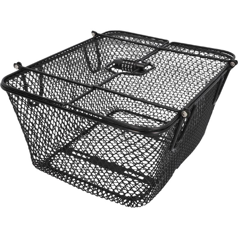 FISCHER Fahrrad-Gepäckträgerkorb PLUS Safe, schwarz-0