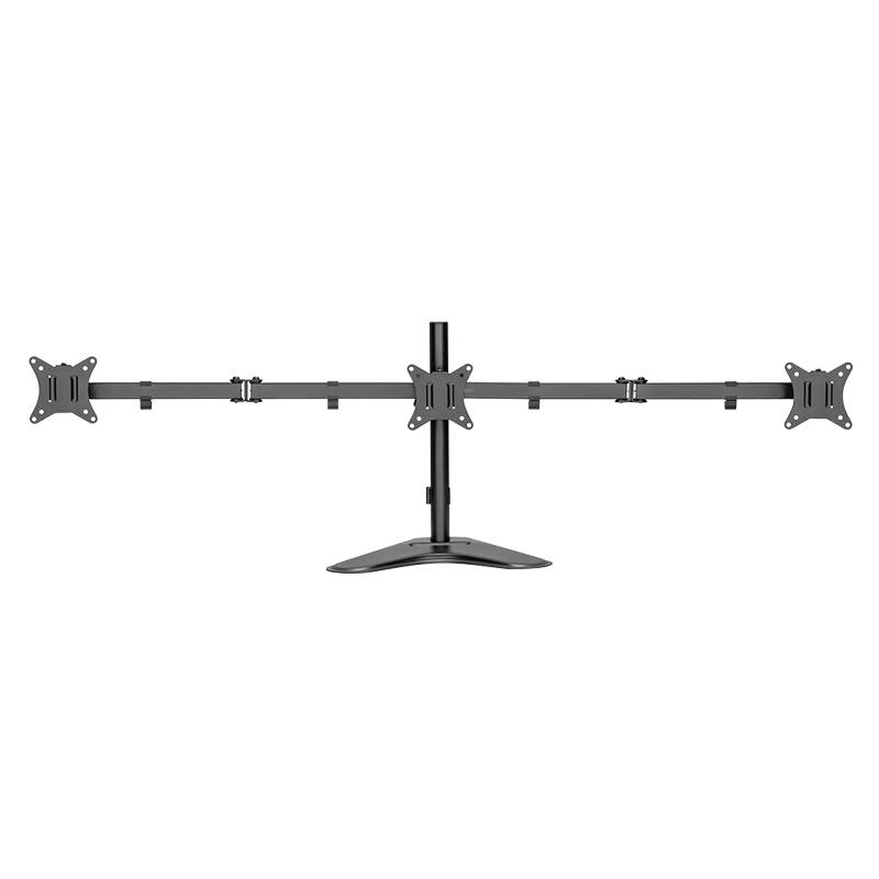 LogiLink Dreifach-Monitorhalterung, Standfuß, schwarz-1