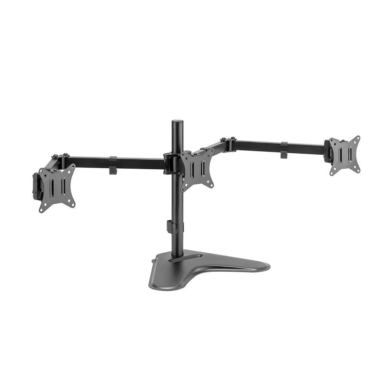 LogiLink Dreifach-Monitorhalterung, Standfuß, schwarz-4