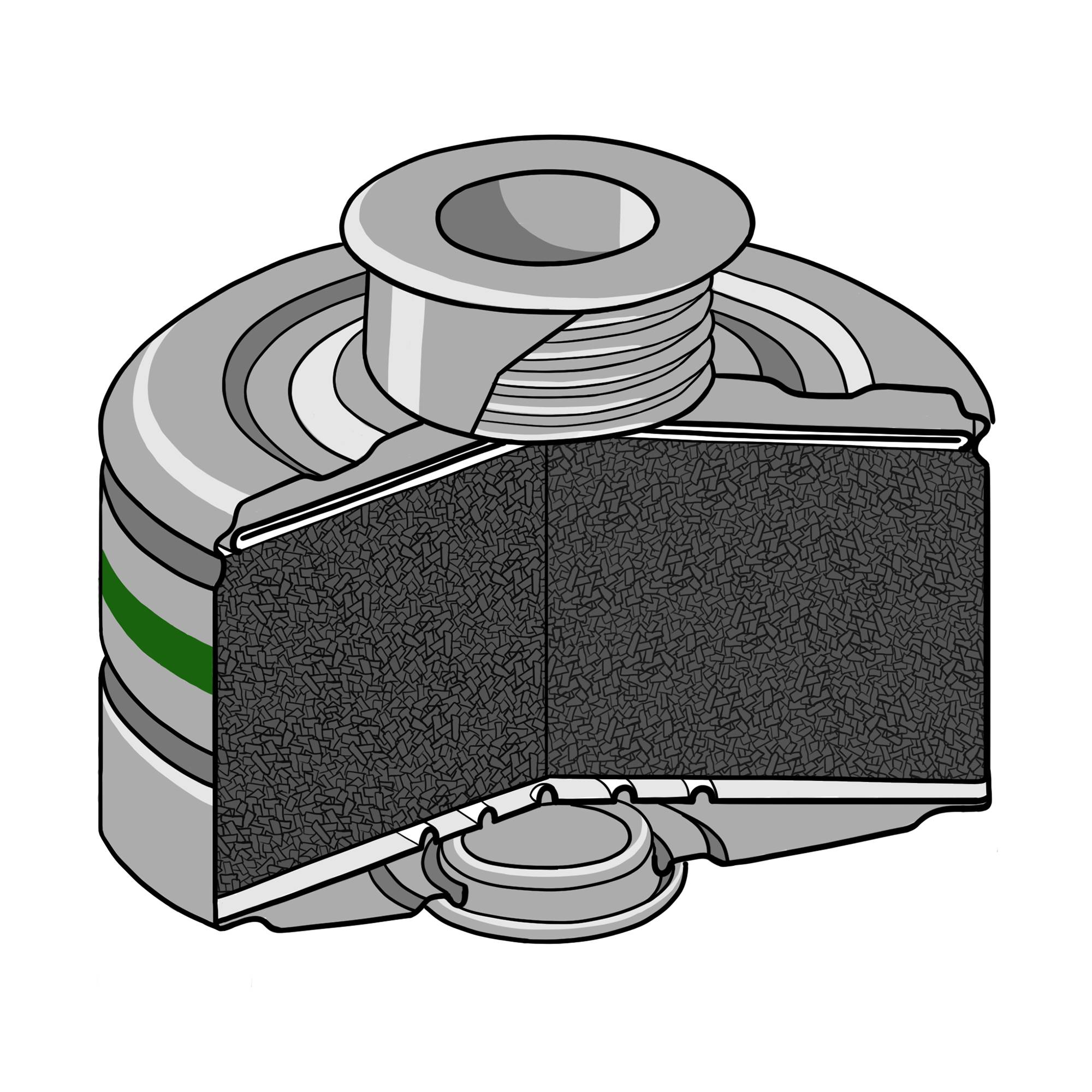 Dräger Gasfilter Gasmasken Filter 940 K2 mit RD40 Anschluss-4