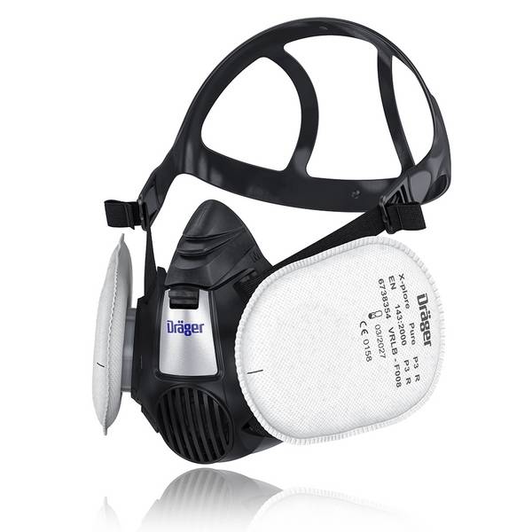 Dräger Atemschutzmaske Halbmaske X-plore 3500 Pure P3 Staubmaske DIY