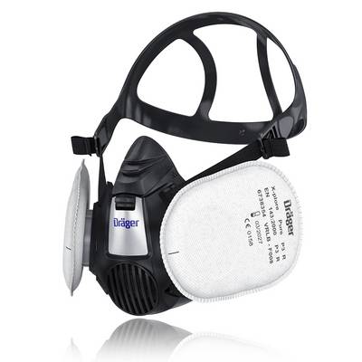 Dräger Atemschutzmaske Halbmaske X-plore 3500 Pure P3 Staubmaske DIY-0