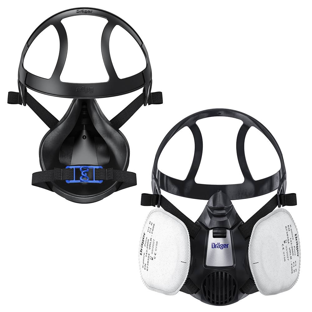 Dräger Atemschutzmaske Halbmaske X-plore 3500 Pure P3 Staubmaske DIY-2