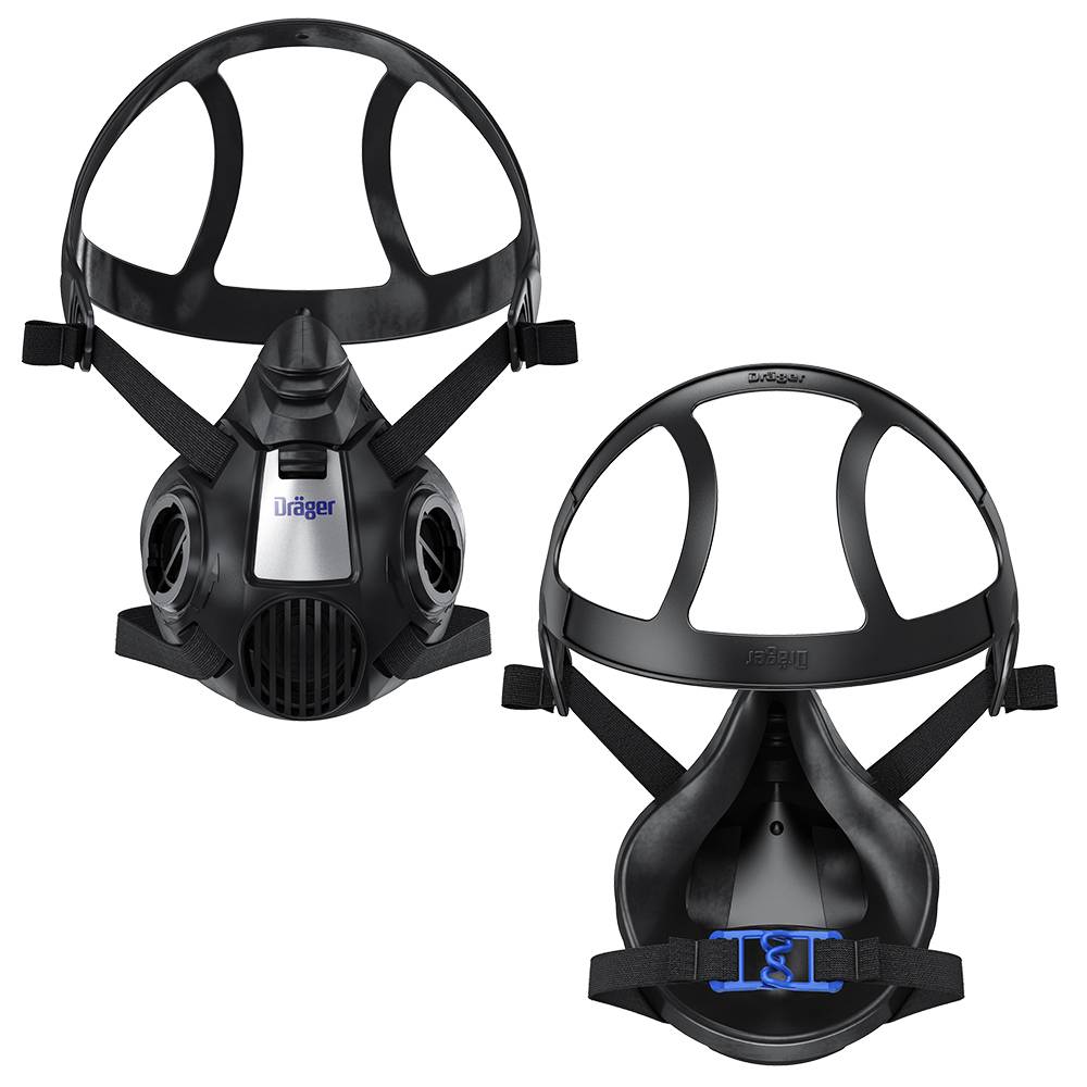 Dräger Atemschutzmaske Halbmaske X-plore 3500 mit Bajonettverschluss-4
