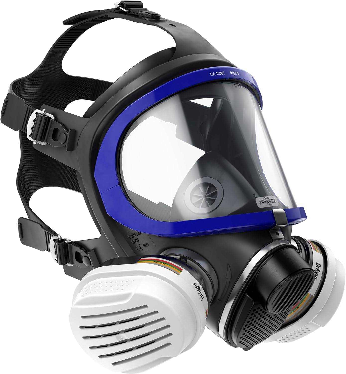 Dräger Atemschutzmaske Vollmaske X-plore 5500 + ABEK1 P3 Filter Gasmaske-0