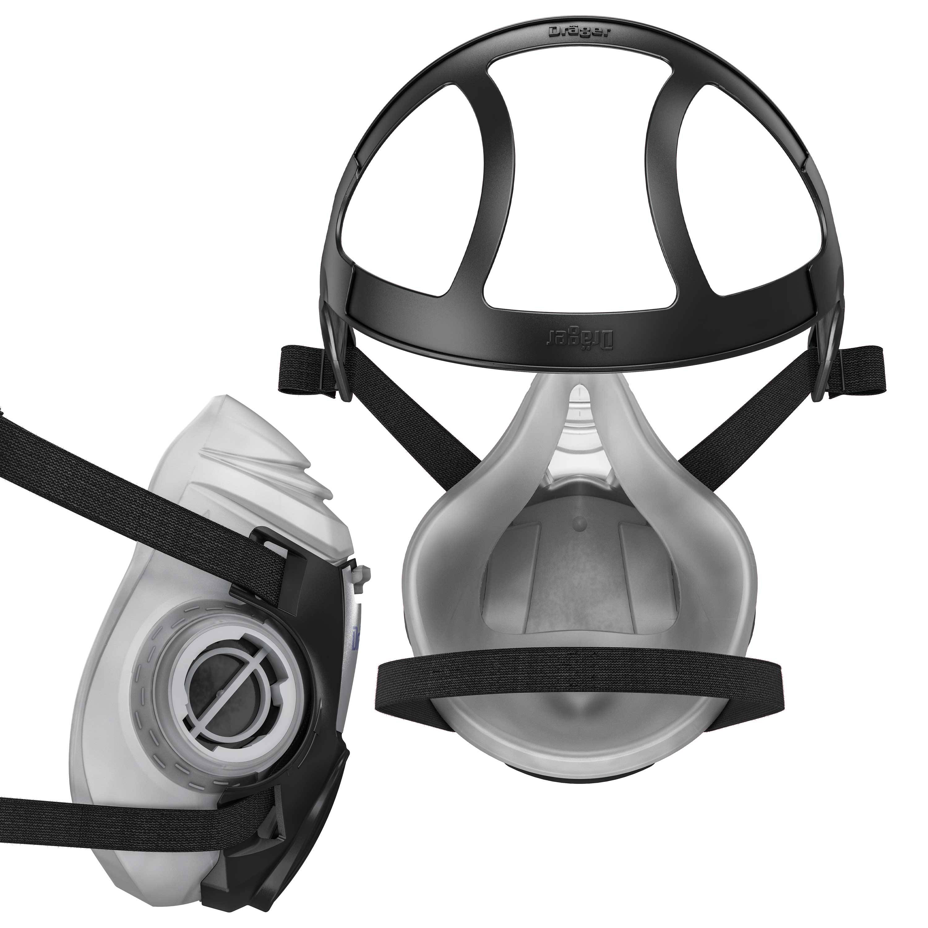 Dräger Atemschutzmaske Halbmaske X-plore 3300 Bajonettverschluss Maske-1