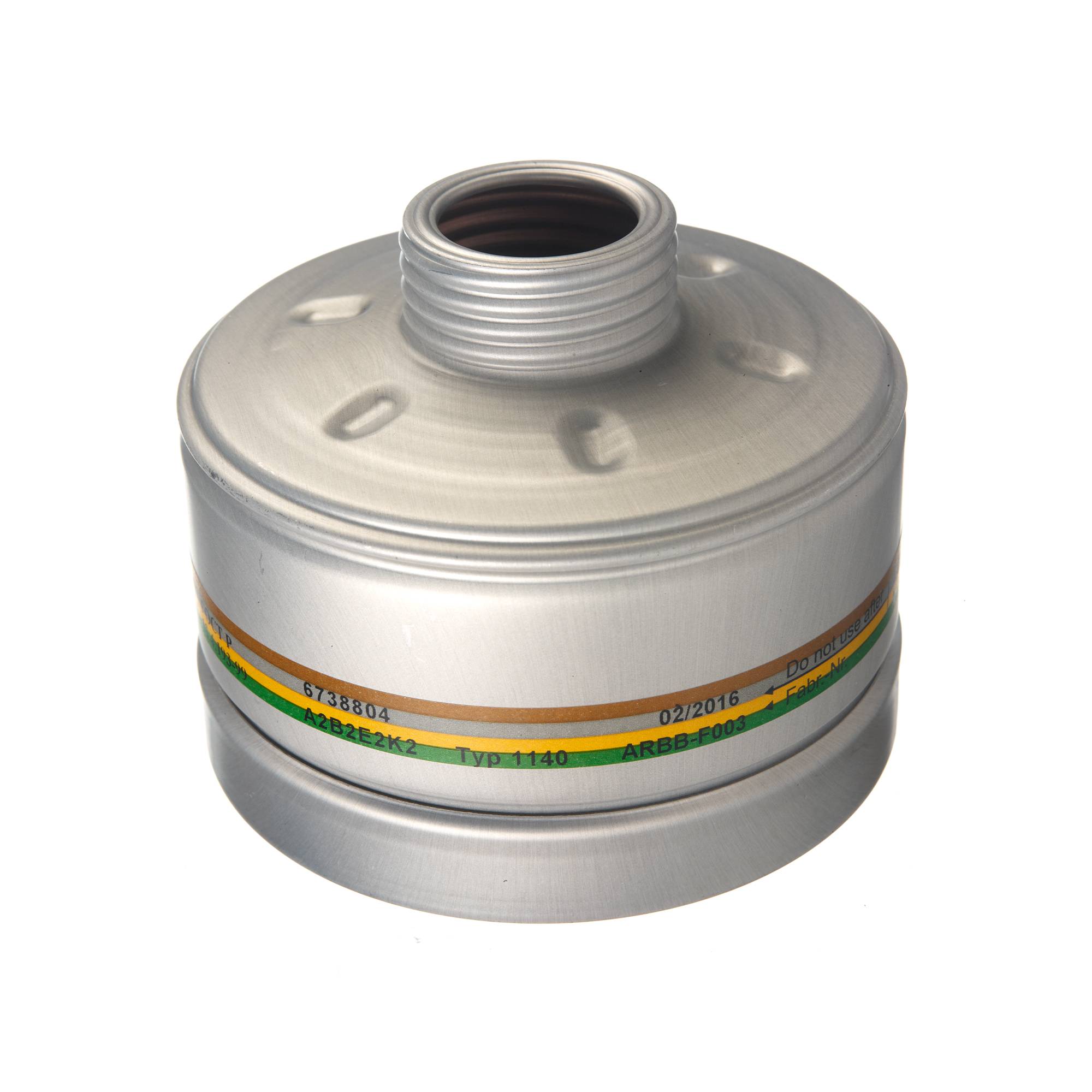 Dräger Gasfilter Gasmasken Filter 1140 A2B2E2K2 mit RD40 Anschluss-0