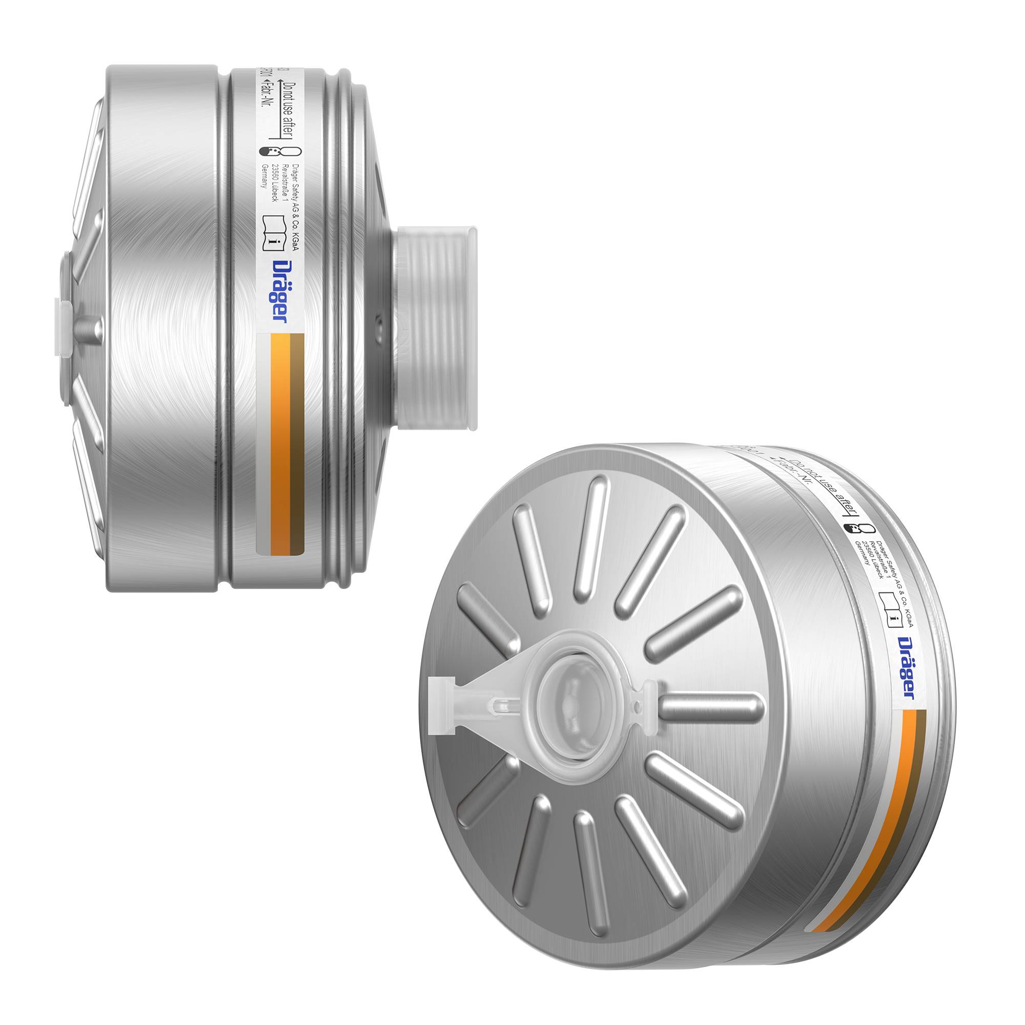 Dräger Atemschutzfilter 1140 A2 P3 D Nuklear Reaktor mit Rd40 Anschluss-2