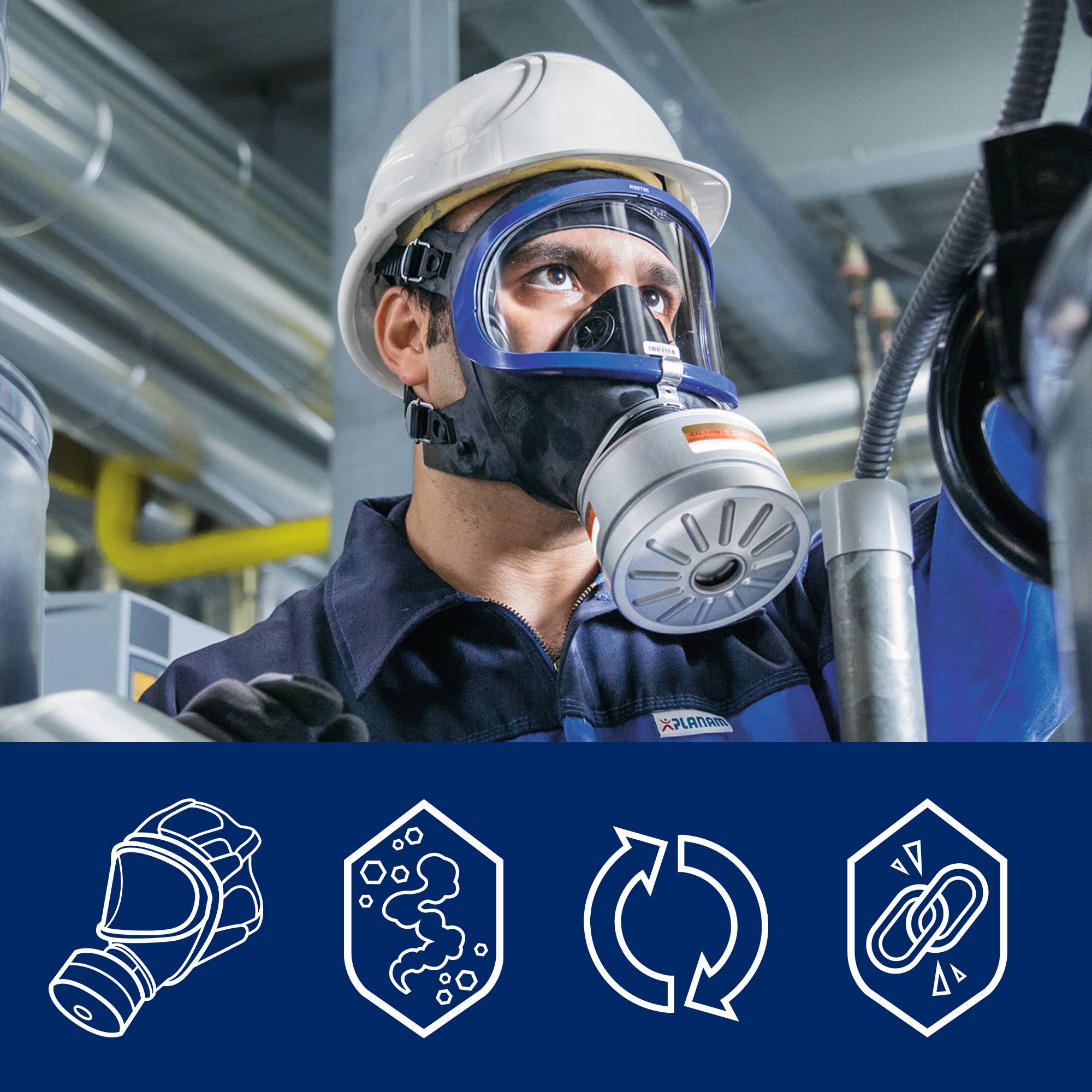 Dräger Atemschutzfilter 1140 A2 P3 D Nuklear Reaktor mit Rd40 Anschluss-3