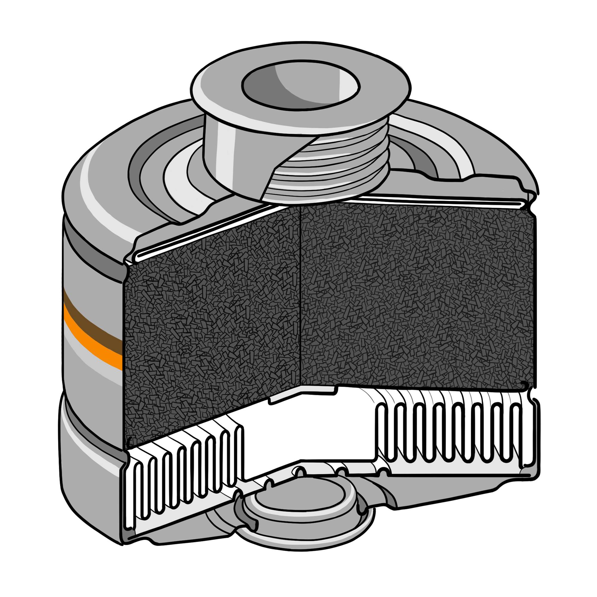 Dräger Atemschutzfilter 1140 A2 P3 D Nuklear Reaktor mit Rd40 Anschluss-4