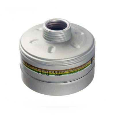 Dräger Atemschutz Kombinationsfilter 940 A2B2E2K1 P2 R D Gasfilter Partikelfilter mit Rd40 Anschluss-0
